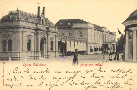 Franzensbad (CZ), Tschechien - Egerer Badehaus (Zeno Ansichtskarten) photo