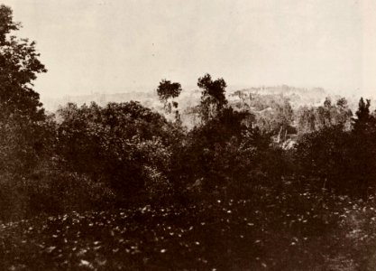 Französischer Photograph - Ansicht von Sceaux, von der Anhöhe von Aulnay aus aufgenommen (Zeno Fotografie)