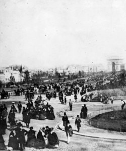 Französischer Photograph um 1860 - Avenue de l'Impératrice, Paris (Zeno Fotografie)