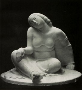 Franz Metzner - Sitzende weibliche Figur