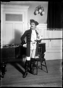 Franz Naval in Vita frun på slottet Avenel at Kungliga Operan 1902 - SMV - NN005