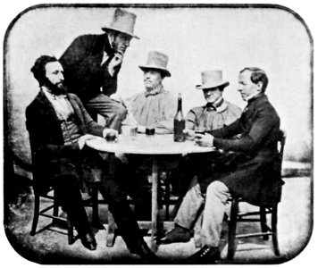 Französischer Photograph um 1844 - Daguerreotypistengruppe (Zeno Fotografie)