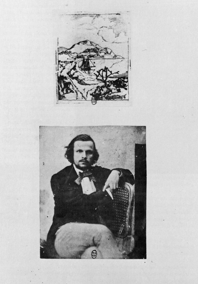 Französischer Photograph um 1858 - Porträt eines sitzenden Mannes (Zeno Fotografie)