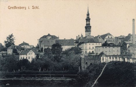 Greiffenberg, Schlesien - Stadtansicht (Zeno Ansichtskarten)