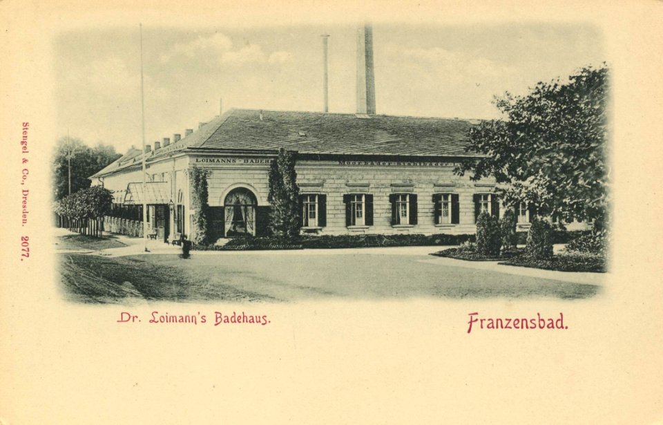 Franzensbad (CZ), Tschechien - Dr. Loimann's Badehaus (Zeno Ansichtskarten)