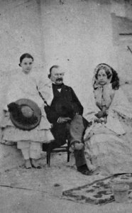 Französischer Photograph um 1859 - Familienporträt (Zeno Fotografie)