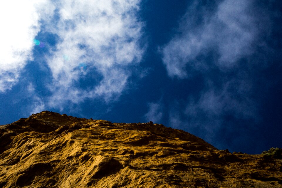 Clouds mountain highland