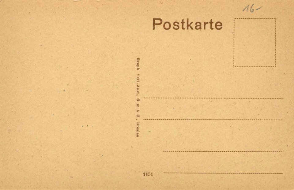 Greiffenberg, Schlesien - Stadtansicht (back) (Zeno Ansichtskarten)