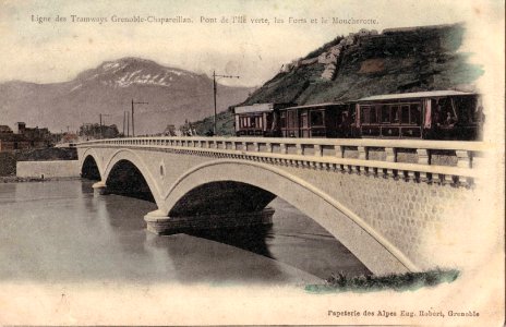 GRENOBLE Tramways Grenoble Chapareillan - Pont de l'Ile Verte