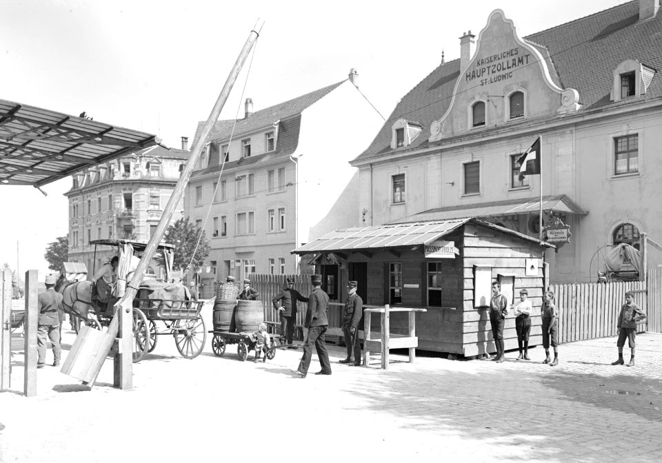 Grenz- und Zollkontrolle Basel - St. Ludwig bei Lyssbüchel - CH-BAR - 3239937