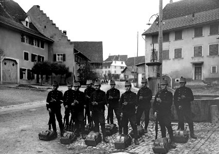 Grenzwachtmannschaft in Wilchingen - CH-BAR - 3240977