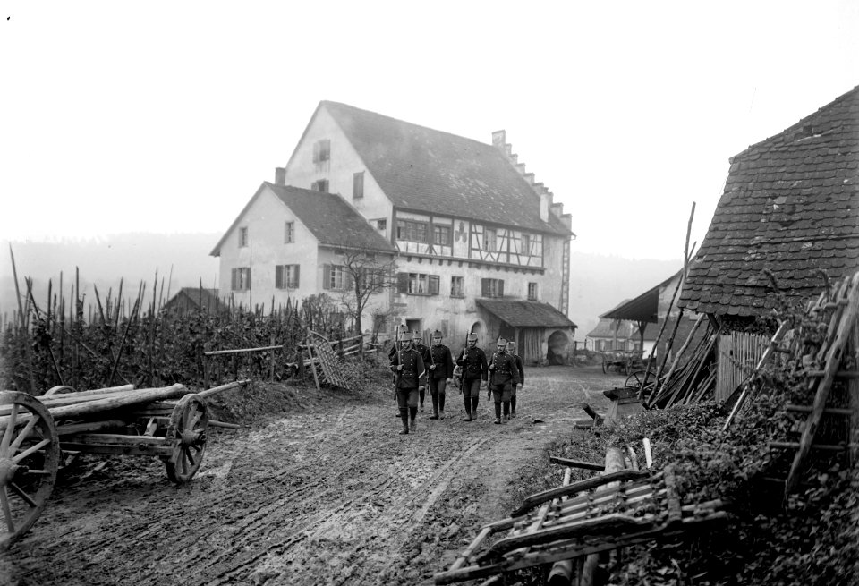 Grenzwachtpatrouille in Bibermühle - CH-BAR - 3240944