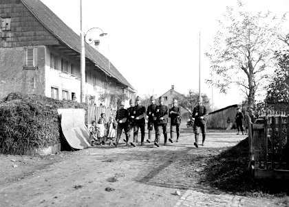 Grenzwachtpatrouille in Buchthalen - CH-BAR - 3240932