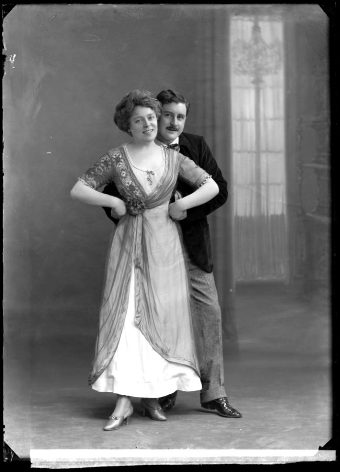 Greven av Luxemburg, Oscarsteatern 1910. Rollporträtt - SMV - GA030