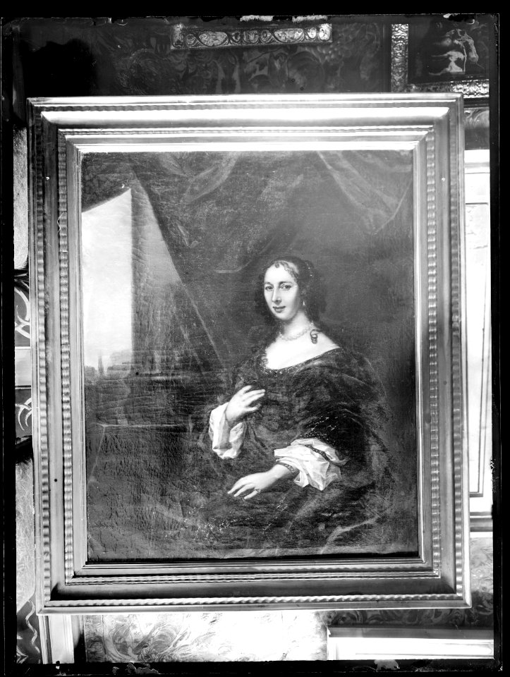 Grevinnan Anna Margareta von Haugwitz , 1622- 73. G. m. greve Karl Gustav Wrangel - Skoklosters slott - 77312