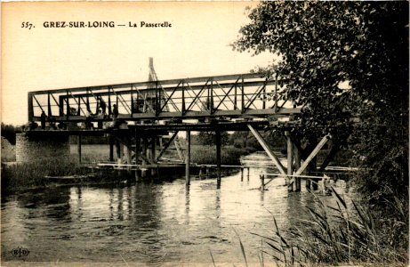Grez-sur-Loing - La Passerelle