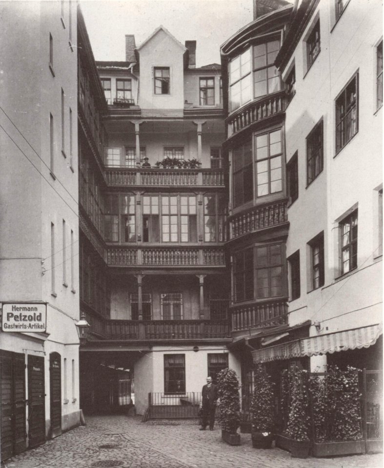 Griechenhaus Katharinenstrasse 4 Leipzig 1890