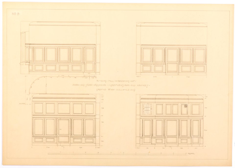 Grevens kontor, Hallwylska palatset - Hallwylska museet - 101114