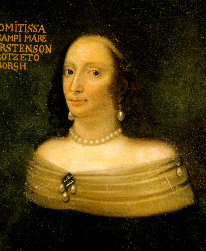 Grevinnan Beata De la Gardie. Oljemålning på duk - Skoklosters slott - 73373