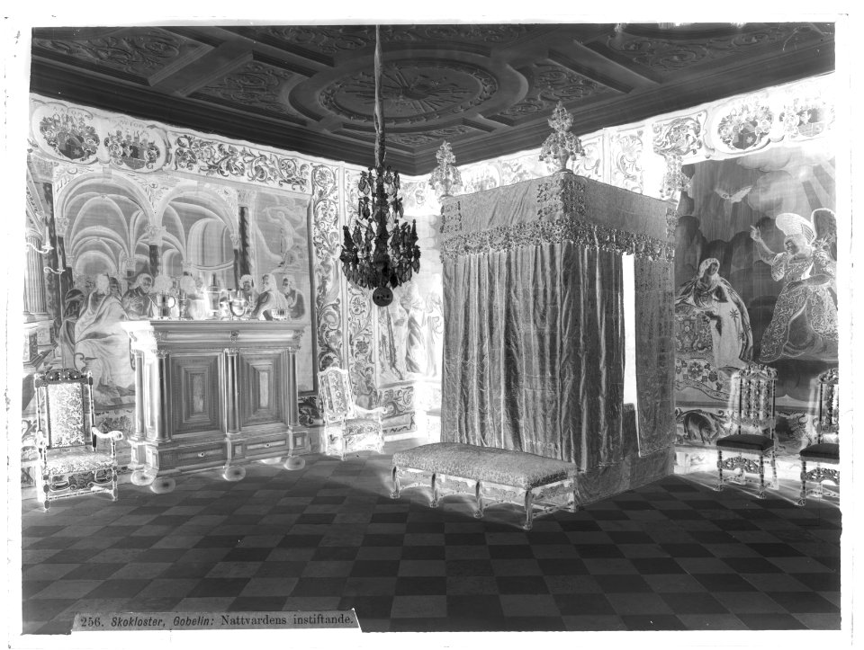 Grevens sängkammare - Skoklosters slott - 25951-negative