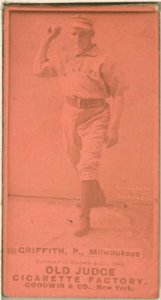 Griffith, Milwaukee Team, baseball card portrait LCCN2008675083