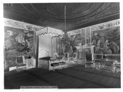 Grevinnans sängkammare - Skoklosters slott - 17389-negative