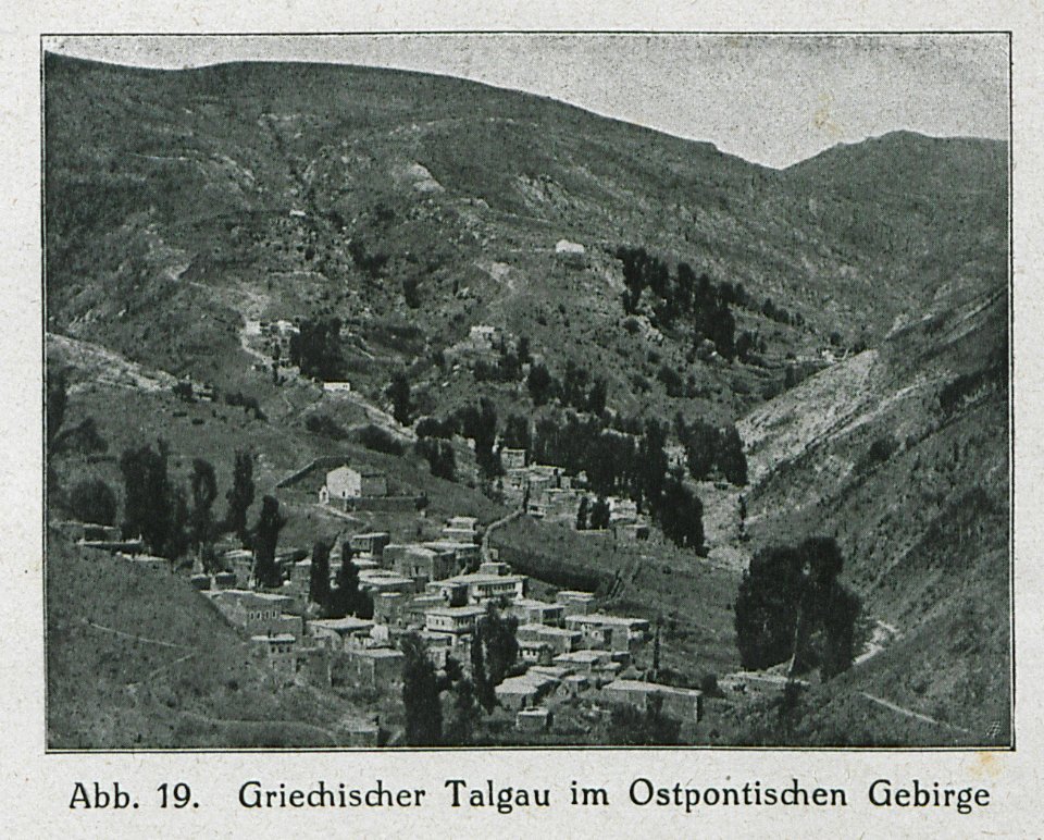 Griechiescher Talgau in Ostpontischen Gebirge - Banse Ewald - 1919