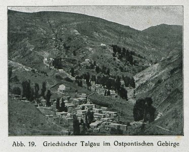 Griechiescher Talgau in Ostpontischen Gebirge - Banse Ewald - 1919