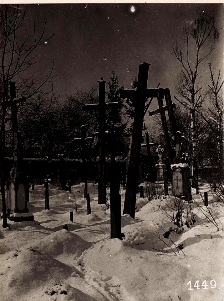 Griechisch-katholischer Friedhof. (März.1918.) (BildID 15713174)