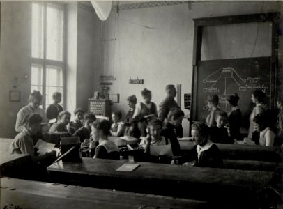 Gries bei Bozen.Telephonschule für weibliche Hilfskräfte. (BildID 15641455)
