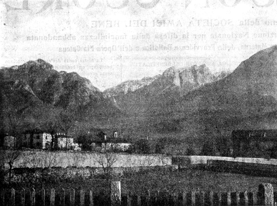 Grigna settentrionale vista da Mandello, ante 1910 - Archivio Meraviglioso ICM BC1911n38f2
