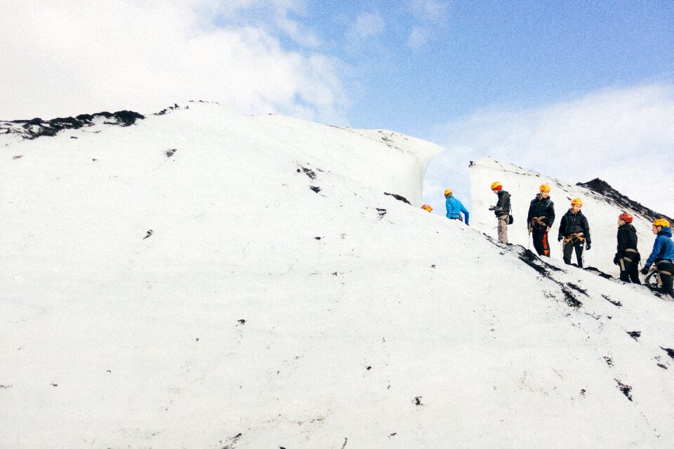 Mountain hiking climbing
