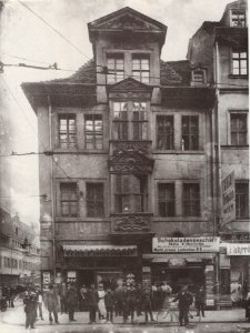 Grimmaische Strasse Naschmarkt Leipzig 1905