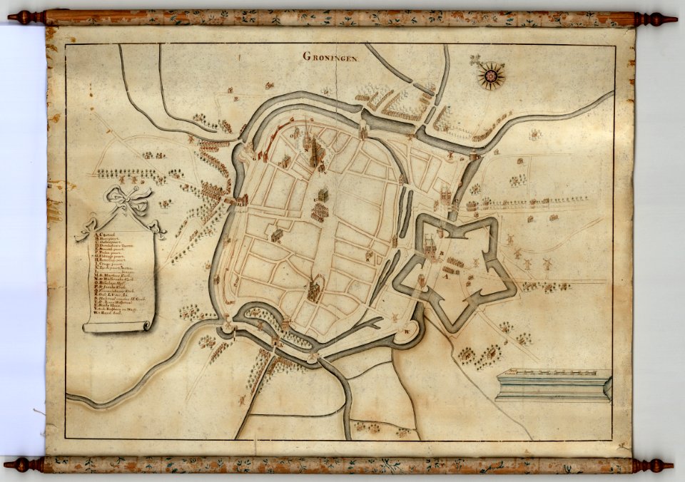 Groningen ca 1575 - kopie archief Harm Wolters