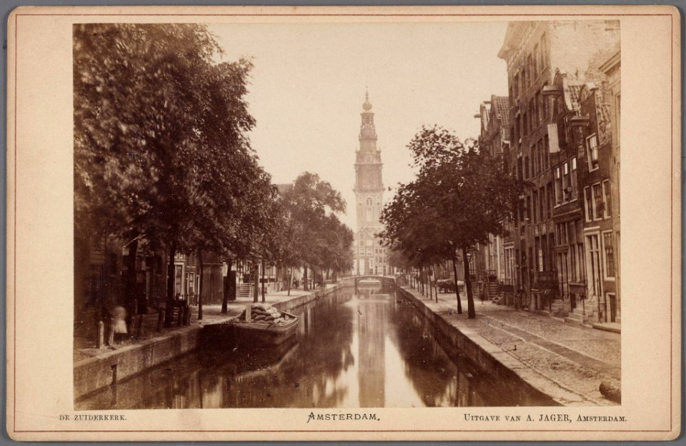 Groenburgwal gezien vanaf de Staalstraat richting Zuiderkerk-001
