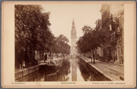 Groenburgwal gezien vanaf de Staalstraat richting Zuiderkerk-001