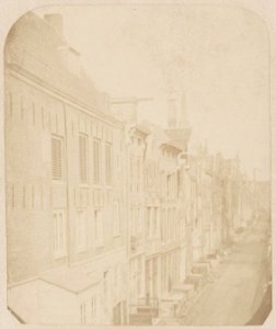 Grote Bickersstraat 1, 3, 5 enz, Gezien vanuit Grote Bickersstraat 4, 1861 (max res) photo