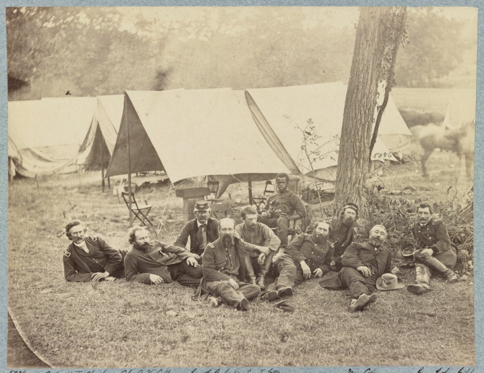 Group at Headquarters, Army of Potomac, October 1862 LCCN2013647877