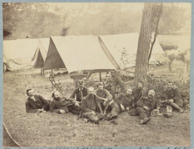 Group at Headquarters, Army of Potomac, October 1862 LCCN2013647877