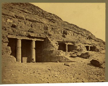 Grotte de Béni-Hassan (Égypte) - Bonfils. LCCN2004666816