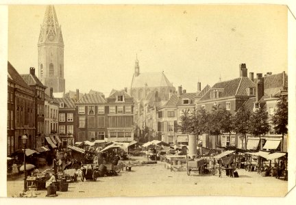 Grote Markt, The Hague, 1870 photo