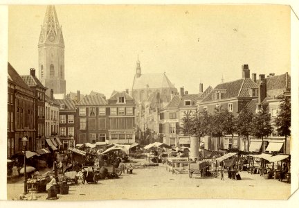 Grote Markt, The Hague, 1870