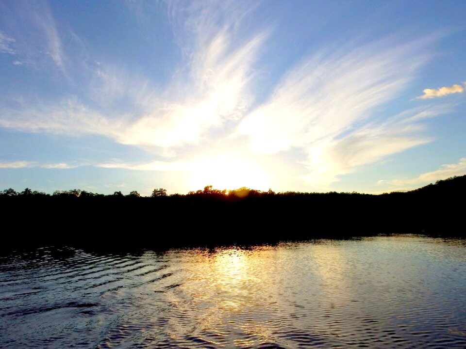 Sky evening reflection