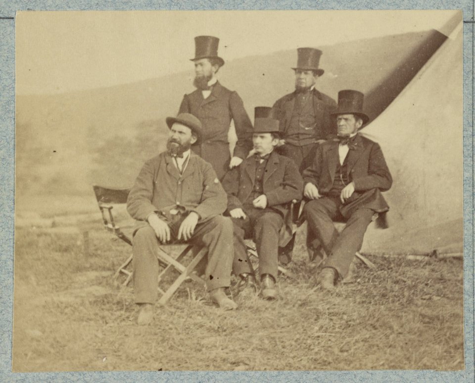 Group at headquarters Army of Potomac, Oct. 4, 1862 LCCN2013647865