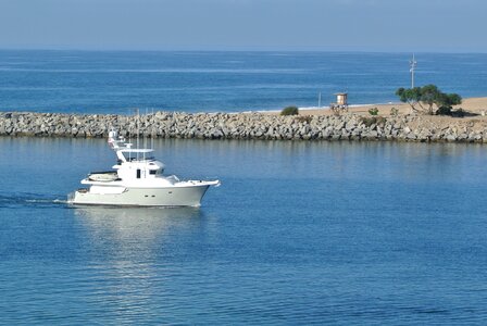 Yacht pacific ocean