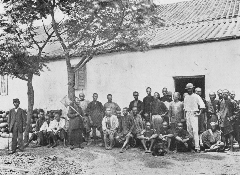 Group of Chinese Labourers, Hong Kong