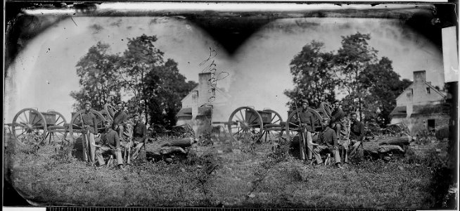 Group of Infantry, 22nd N.Y. regiment - NARA - 529649