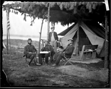 Group of officers, 5th U.S. Cavalry - NARA - 526405