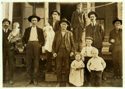 Group of mill folks. All ages. Salisbury Cotton Mills, N.C. LOC cph.3a29766