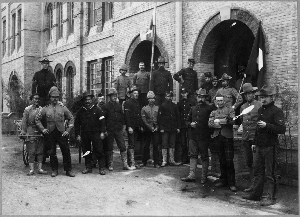 Group of Signal men in China., ca. 1900 - NARA - 530700